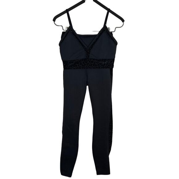 Good American Other - Good American Burnout Leopard Illusion Bra & Corset Mesh Leggings Set Size 2/M